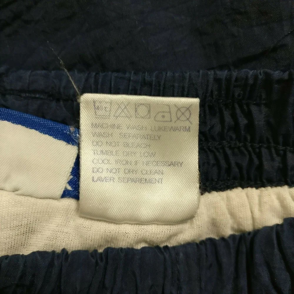 4/$20 Vintage 90's Reebok High Waist Nylon Jogger Track Pants Blue